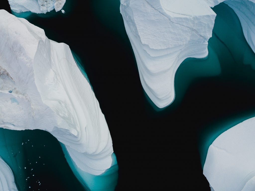 Arctic Icebergs by Annie Spratt from Unsplash (@anniespratt)