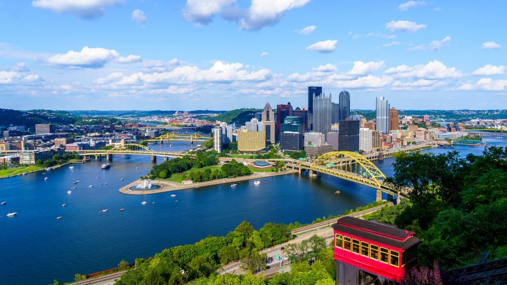 View of downtown Pittsburgh from the top of Duquesne Incline by Yuhan Du on Unsplash